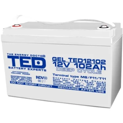 Deep Cycle Battery Agm 102ah 12v