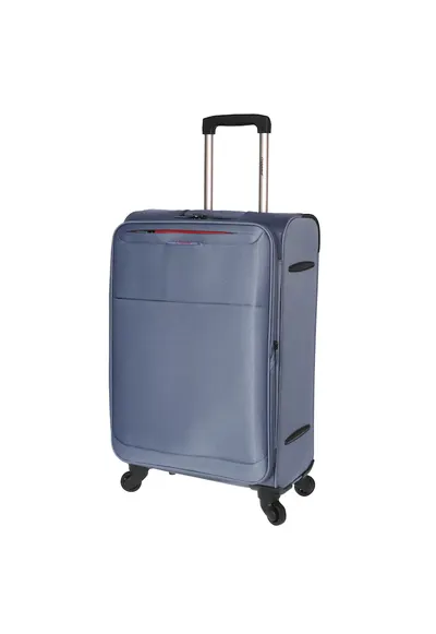 Troler Mediu - 4 Roti - ZC 6040 - 68 cm - Albastru