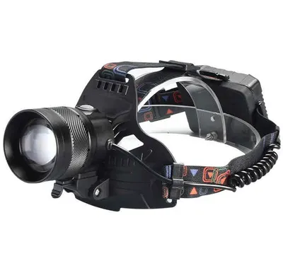 Lanterna de Cap cu Acumulator W634 Mare cu LED XHP50 Puternic