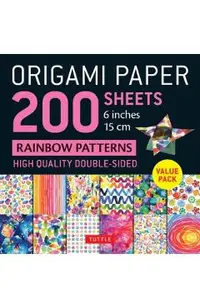 Origami Paper 200 Sheets Rainbow Patterns 6 (15 CM)
