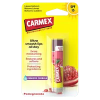 Balsam reparator pentru buze uscate si crapate cu aroma de rodie SPF 15, Carmex | 4.25 g