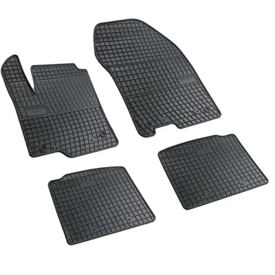 Set covorase auto din cauciuc Suzuki SX4 2013- SX4 2 S-Cross 2013-2018, presuri FROGUM, negre, 4 buc.