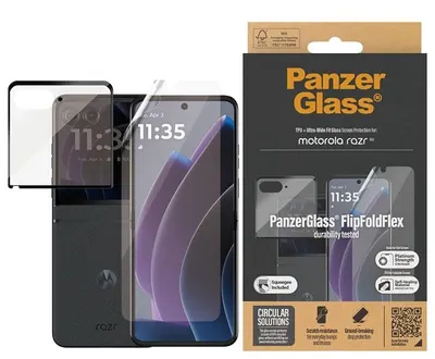 Protector din sticlă PanzerGlass - Ultra Wide Fit, Motorola Razr 50, transparent