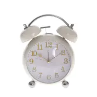Ceas alb cu alarma 18 cm
