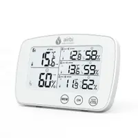 Termometru si higrometru digital cu 3 transmitatoare wireless externe Airbi Trio BI1030