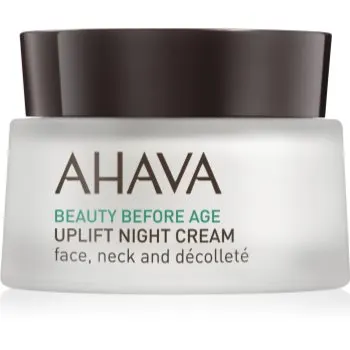 AHAVA Beauty Before Age crema de noapte cu efect lifting pentru fata, gat si piept