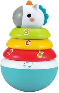 Turn cu cercuri pentru copii Hola Toys - Unicorn