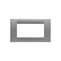 Placa ornament Virna - tehnopolimer gloss finish - 4 module- METALLIC TITANIUM - SYSTEM