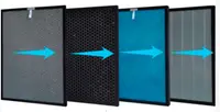 Filtre Oberon - 220, 111863, 2 buc, pentru purificator, negru