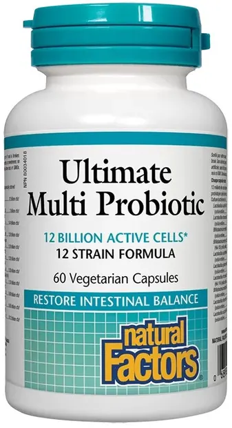 Ultimate Multi Probiotic, 60 capsule, Natural Factors