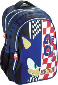 Ghiozdan școlar Gim Sonic - Lets Go, с 2 отделения
