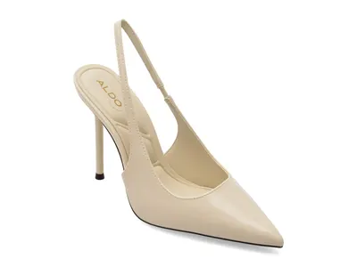Pantofi eleganti ALDO albi, PUCKERUP 110, din piele ecologica