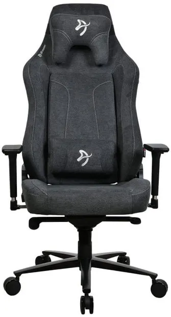 Scaun de gaming Arozzi - Vernazza XL Soft Fabric, gri închis