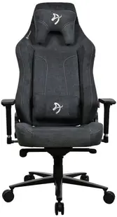 Scaun de gaming Arozzi - Vernazza XL Soft Fabric, gri închis