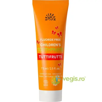 Pasta de Dinti pentru Copii cu Fructe fara Fluorid Bio 75ml
