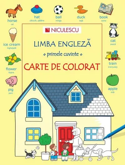 Limba engleză. Primele cuvinte. Carte de colorat - Paperback brosat - Betty Root, Heather Amery