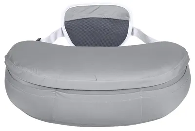 Pernă de alăptare Matea - Cu design adaptiv, gri deschis
