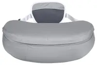 Pernă de alăptare Matea - Cu design adaptiv, gri deschis
