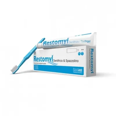 Restomyl Gel Dentar + Periuta Caini & Pisici, 50ml