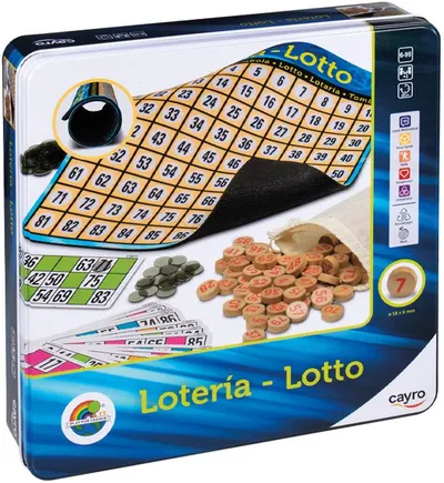 Joc pentru copii Loto (cutie metalică)