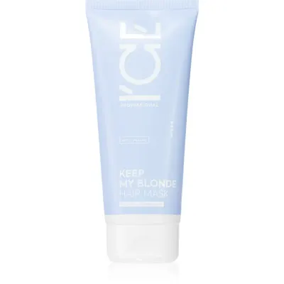 Natura Siberica ICE Professional Keep My Blonde masca pentru regenerare pentru păr în nuanțe reci de blond, decolorat sau șuvițat 200 ml