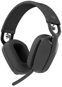Căști wireless cu microfon Logitech - Zone Vibe 100, negre/gri