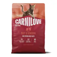 Carnilove Active Cat Dry Beef & Venison Sterilised Adult All Breeds 2 kg