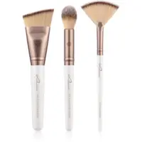 Luvia Cosmetics Highlight & Contour Set set de pensule cu husă