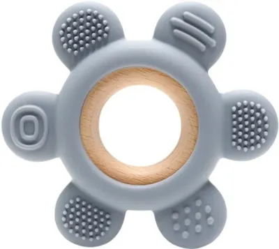 Mestecător de silicon Lorelli Premium - Floare, Grey