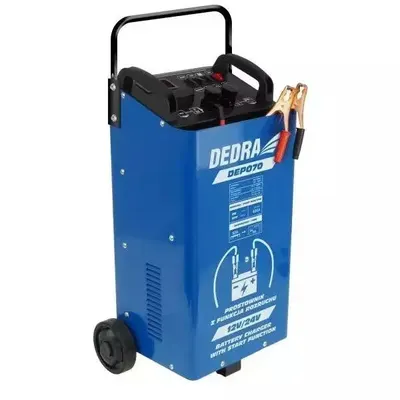 Redresor auto cu functia de pornire, 12/24V, 40-400Ah, Dedra DEP070