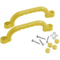 Manere din plastic 25 cm - Galbene