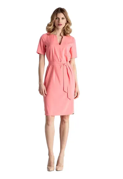 Rochie mini dama Blancherawd M669 coral - Portocaliu