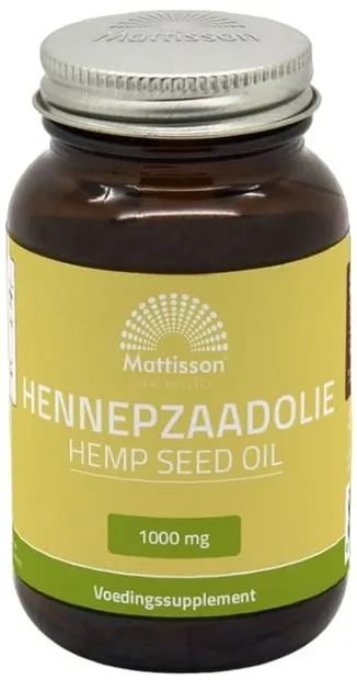 Hemp Seed Oil, 1000 mg, 60 capsule, Mattisson Healthstyle