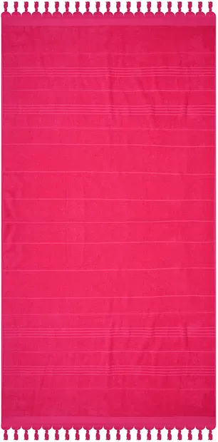 Prosop de plajă Rakla - Ines, 100% bumbac, Cyclamen, 90 х 175 cm