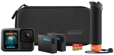 Cameră de acțiune GoPro - HERO 13 Black Accessory Bundle, 27MP, Wi-fi