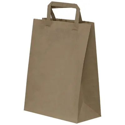 Sacose Biodegradabile, Compostabile de Hartie, Kraft, 22x11x28 cm, 250 buc