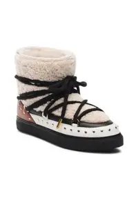 Ghete de zapada pentru femei - 303114947 - material textil - bej