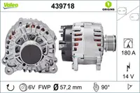 Alternator (14v, 180a) Potrivit Seat Alhambra; Skoda Superb Ii; Vw Cc B7, Golf Vi, Passat Alltrack B7, Passat B6, Passat B7, Sharan 1.6d 2.0d 03.05-12.22