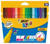 Carioci BIC Kids Visa - 18 culori