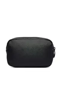 Saszetka barbati - piele ecologica - negru - One Size INTL