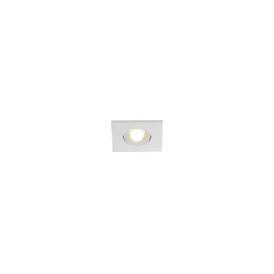 Spot incastrat, NEW TRIA 45 Ceiling lights, white Power LED, 3000K, square, matt white, 30°, incl. driver, clip springs
