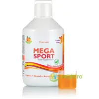 Mega Sport – Complex Lichid cu 147 Ingrediente Active: Aminoacizi 1500mg, Vitamine, Minerale si Verdeturi 500ml