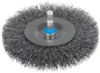 Perie disc pentru bormașină Wolfcraft - Ø75 x 16 mm, 1/4''
