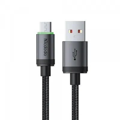 Cablu Date si Incarcare USB-A - microUSB McDodo CA-3990, 18W, 1m, Negru