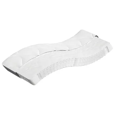 vidaXL Saltea cu arcuri buzunar, fermitate medie, 90x220 cm