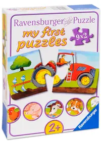 Puzzle Ravensburger din 9 x 2 piese - La tara