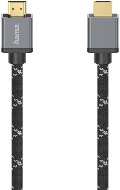 Cablu Hama - 205240, HDMI/HDMI, 8K, 3 m, negru /gri