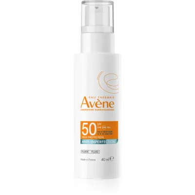 Avène Sun Anti-Imperfection Fluid protective fluid pentru ten gras și mixt SPF 50 40 ml