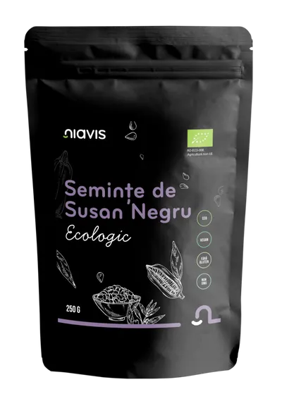 Susan negru ecologic, 250g, Niavis