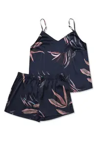 Pijama de dama satin multicolor